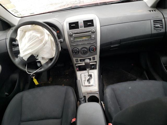 1NXBU4EE3AZ221087 - 2010 TOYOTA COROLLA BASE RED photo 8