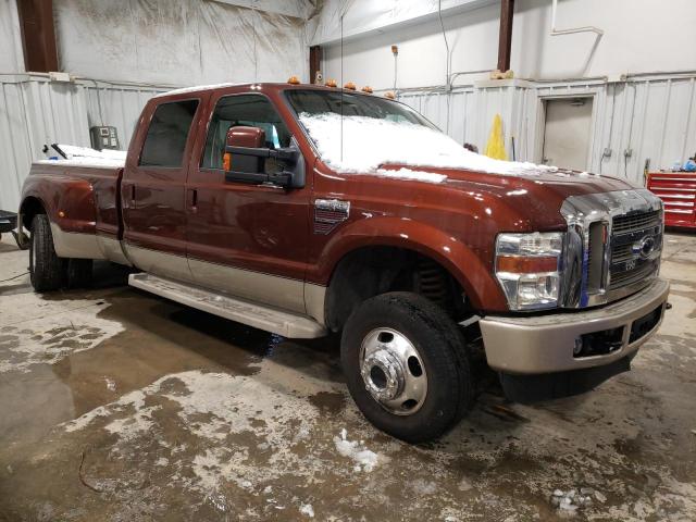 1FTWW33R68EC33318 - 2008 FORD F350 SUPER DUTY BROWN photo 4