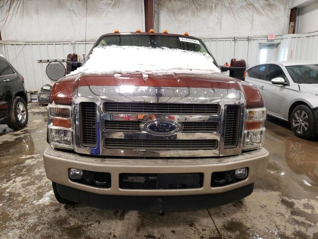 1FTWW33R68EC33318 - 2008 FORD F350 SUPER DUTY BROWN photo 5