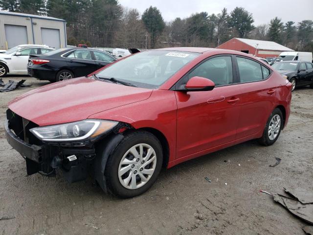 5NPD74LF3HH194865 - 2017 HYUNDAI ELANTRA SE RED photo 1