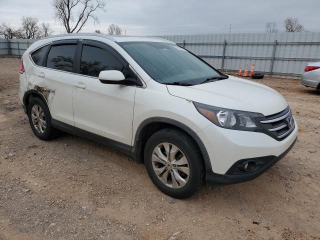 5J6RM4H73DL047008 - 2013 HONDA CR-V EXL WHITE photo 4