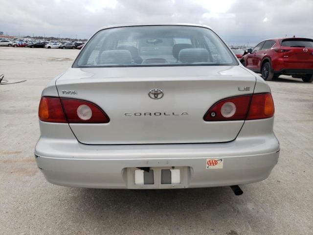 1NXBR12E02Z606998 - 2002 TOYOTA COROLLA CE SILVER photo 6