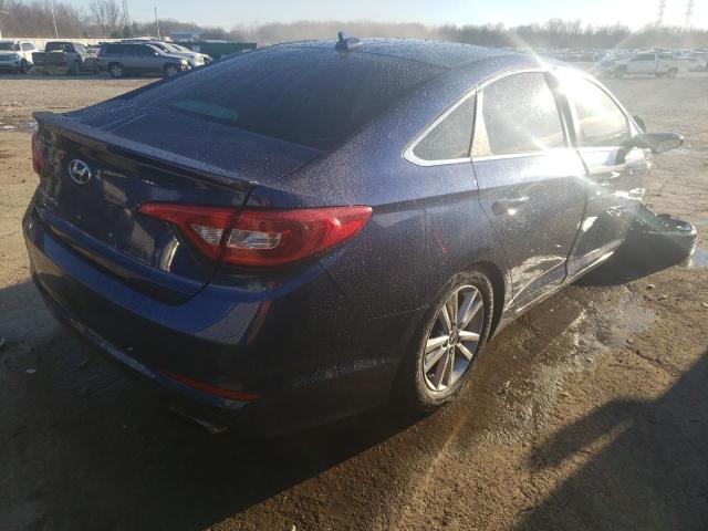 5NPE24AF1GH332620 - 2016 HYUNDAI SONATA SE BLUE photo 3