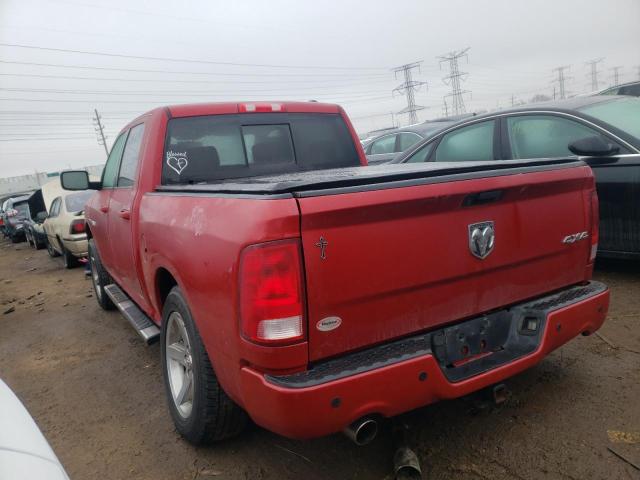 1D3HV13T19S780034 - 2009 DODGE RAM 1500 RED photo 2