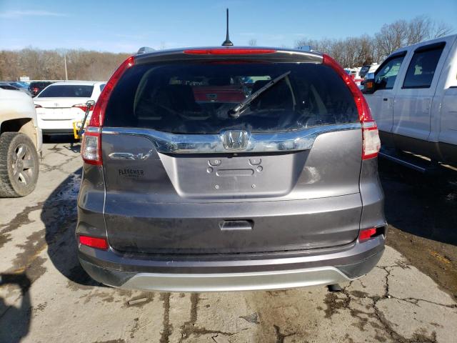 2HKRM3H77GH514018 - 2016 HONDA CR-V EXL GRAY photo 6