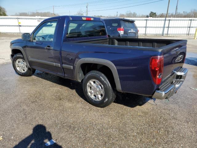 1GCCS14E778102586 - 2007 CHEVROLET COLORADO BLUE photo 2