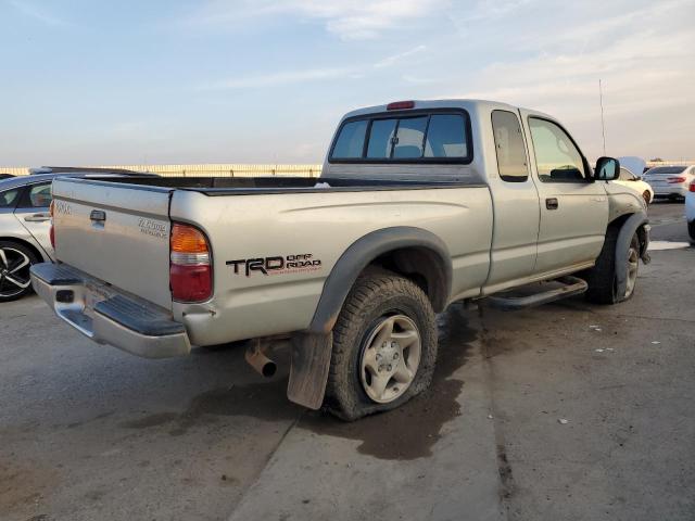 5TESN92N04Z309710 - 2004 TOYOTA TACOMA XTRACAB PRERUNNER ვერცხლისფერი ფოტო 3