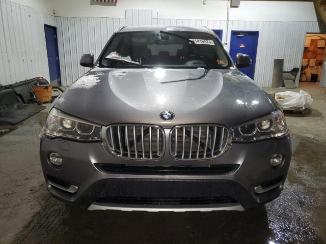 5UXWX9C53H0D98044 - 2017 BMW X3 XDRIVE28I GRAY photo 5