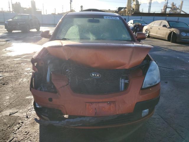 KNADE123586347779 - 2008 KIA RIO BASE ORANGE photo 5