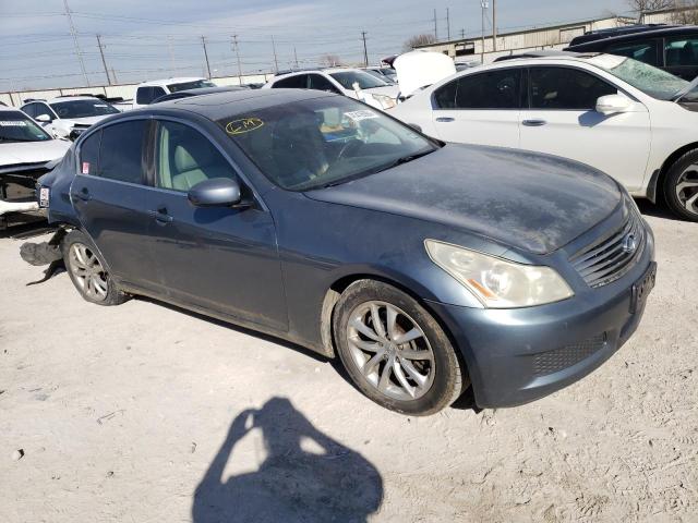 JNKBV61E68M201248 - 2008 INFINITI G35 BLUE photo 4