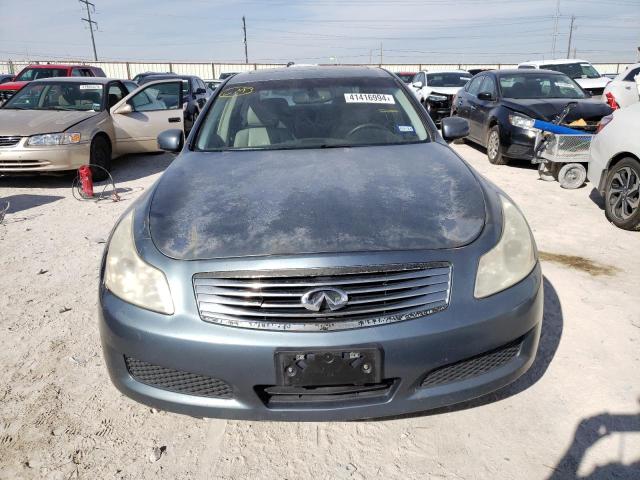 JNKBV61E68M201248 - 2008 INFINITI G35 BLUE photo 5