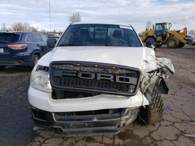 1FTRF14595NA14250 - 2005 FORD F150 WHITE photo 5