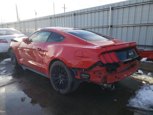 1FA6P8CF2H5313043 - 2017 FORD MUSTANG GT RED photo 2