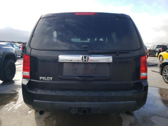 5FNYF3H56BB005680 - 2011 HONDA PILOT EXL BLACK photo 6