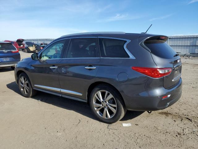 5N1AL0MM2DC325659 - 2013 INFINITI JX35 GRAY photo 2