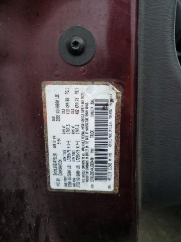 1D7KU28D44J265400 - 2004 DODGE RAM 2500 ST BURGUNDY photo 12