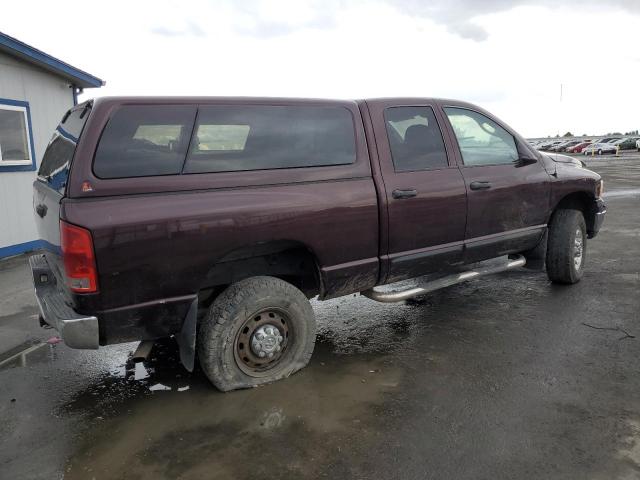 1D7KU28D44J265400 - 2004 DODGE RAM 2500 ST BURGUNDY photo 3