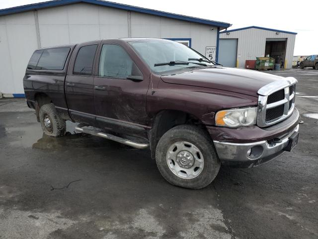 1D7KU28D44J265400 - 2004 DODGE RAM 2500 ST BURGUNDY photo 4