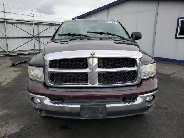 1D7KU28D44J265400 - 2004 DODGE RAM 2500 ST BURGUNDY photo 5