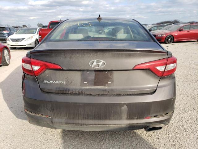 5NPE24AF7FH257226 - 2015 HYUNDAI SONATA SE BROWN photo 6