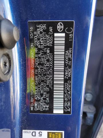 JTDZN3EU0HJ063501 - 2017 TOYOTA PRIUS V BLUE photo 12