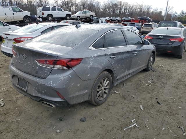 5NPE24AF4KH810523 - 2019 HYUNDAI SONATA SE GRAY photo 3