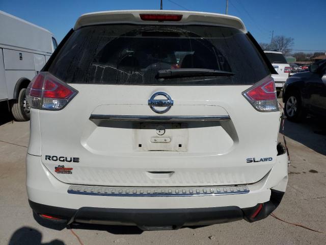 5N1AT2MV0FC836388 - 2015 NISSAN ROGUE S WHITE photo 6