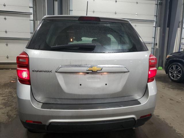 2GNALBEK0H1540375 - 2017 CHEVROLET EQUINOX LS SILVER photo 6