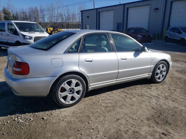 WAUDD68D9YA083995 - 2000 AUDI S4 2.7 QUATTRO SILVER photo 3