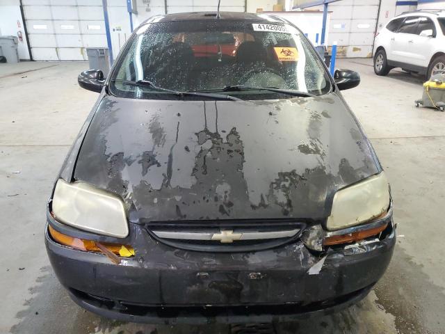 KL1TD66698B222429 - 2008 CHEVROLET AVEO BASE 黑色 照片 5