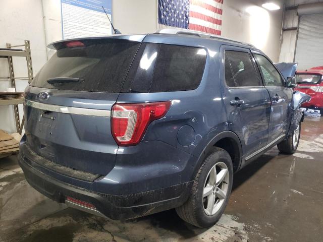 1FM5K7D8XKGA59300 - 2019 FORD EXPLORER XLT BLUE photo 3