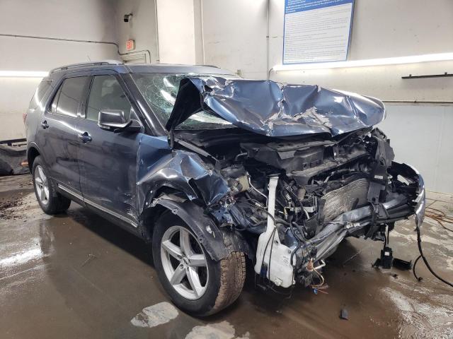 1FM5K7D8XKGA59300 - 2019 FORD EXPLORER XLT BLUE photo 4