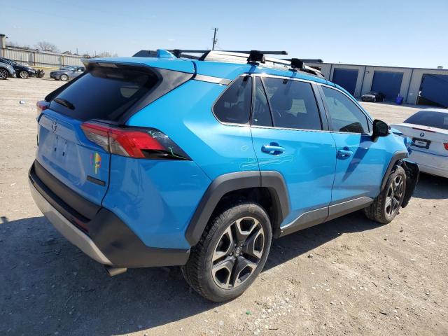 2T3J1RFV9KW002787 - 2019 TOYOTA RAV4 ADVENTURE BLUE photo 3