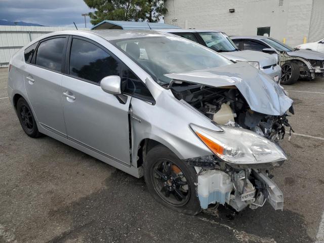 JTDKN3DU1D5590257 - 2013 TOYOTA PRIUS SILVER photo 4