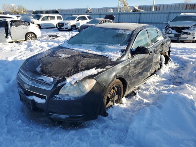 1G1ZH57B78F235730 - 2008 CHEVROLET MALIBU 1LT BLACK photo 1