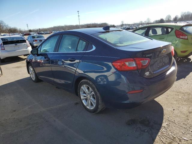 1G1BE5SM8K7116363 - 2019 CHEVROLET CRUZE LT BLUE photo 2