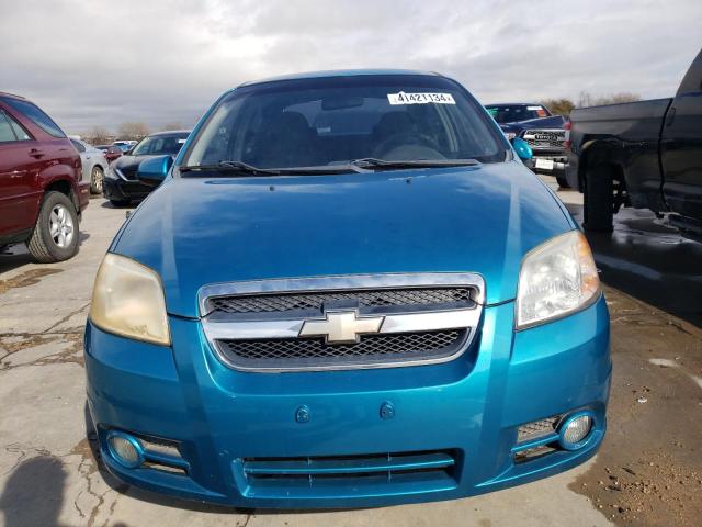 KL1TG56E09B304477 - 2009 CHEVROLET AVEO LT BLUE photo 5