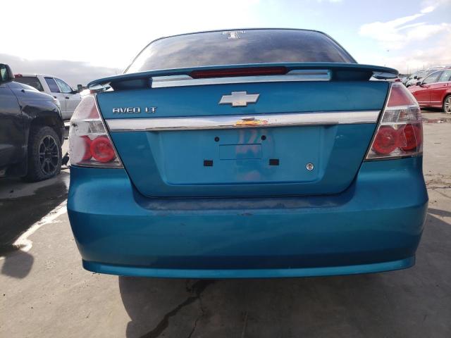 KL1TG56E09B304477 - 2009 CHEVROLET AVEO LT BLUE photo 6