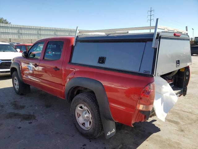 3TMLU4EN8EM151072 - 2014 TOYOTA TACOMA DOUBLE CAB RED photo 2