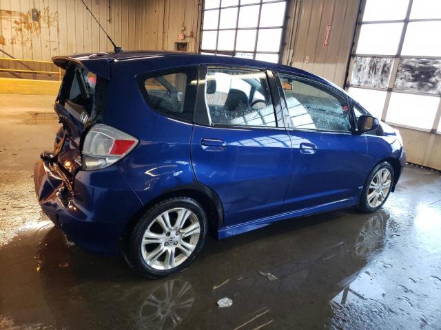 JHMGE8H58BC012346 - 2011 HONDA FIT SPORT BLUE photo 3