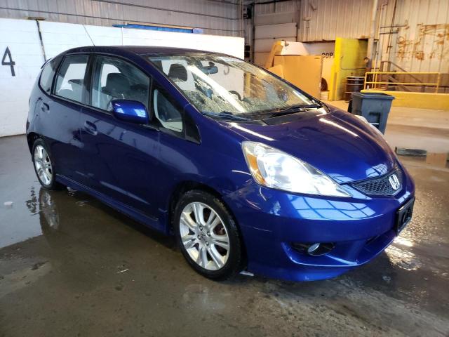 JHMGE8H58BC012346 - 2011 HONDA FIT SPORT BLUE photo 4