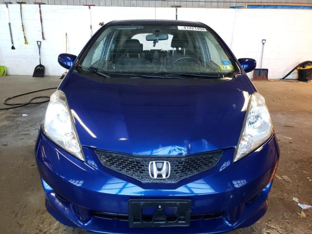 JHMGE8H58BC012346 - 2011 HONDA FIT SPORT BLUE photo 5