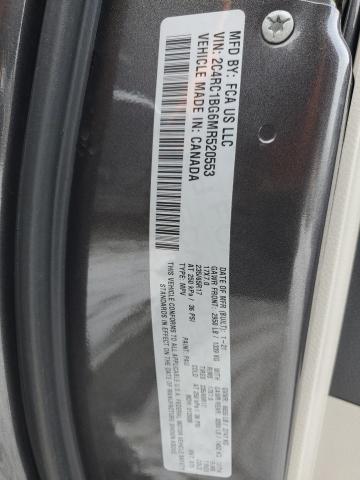 2C4RC1BG6MR520553 - 2021 CHRYSLER PACIFICA TOURING L CHARCOAL photo 13