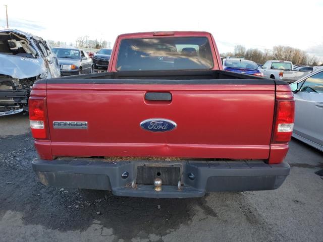 1FTYR44U07PA35278 - 2007 FORD RANGER SUPER CAB RED photo 6
