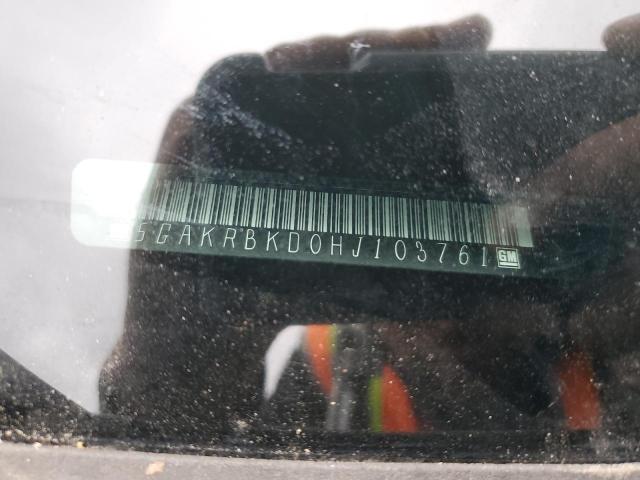 5GAKRBKD0HJ103761 - 2017 BUICK ENCLAVE ნაცრისფერი ფოტო 13