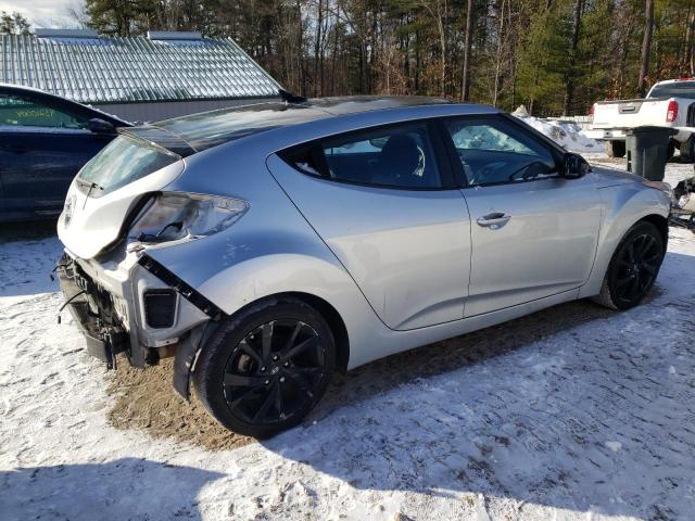 KMHTC6AD7GU263903 - 2016 HYUNDAI VELOSTER SILVER photo 3