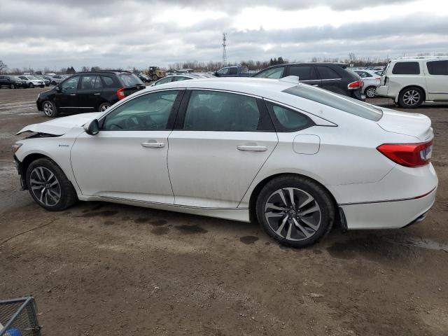 1HGCV3F74KA800657 - 2019 HONDA ACCORD HYBRID WHITE photo 2