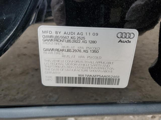 WA1WKAFP5AA052468 - 2010 AUDI Q5 PRESTIGE 黑色 照片 14