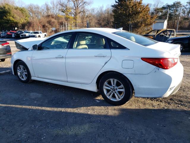 5NPEB4AC0EH871023 - 2014 HYUNDAI SONATA GLS WHITE photo 2