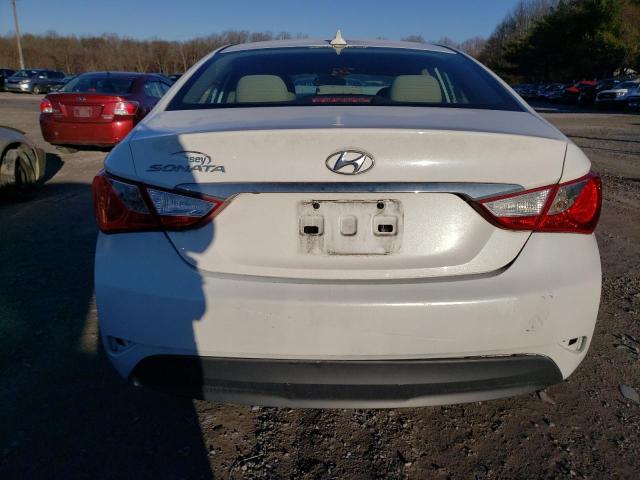 5NPEB4AC0EH871023 - 2014 HYUNDAI SONATA GLS WHITE photo 6